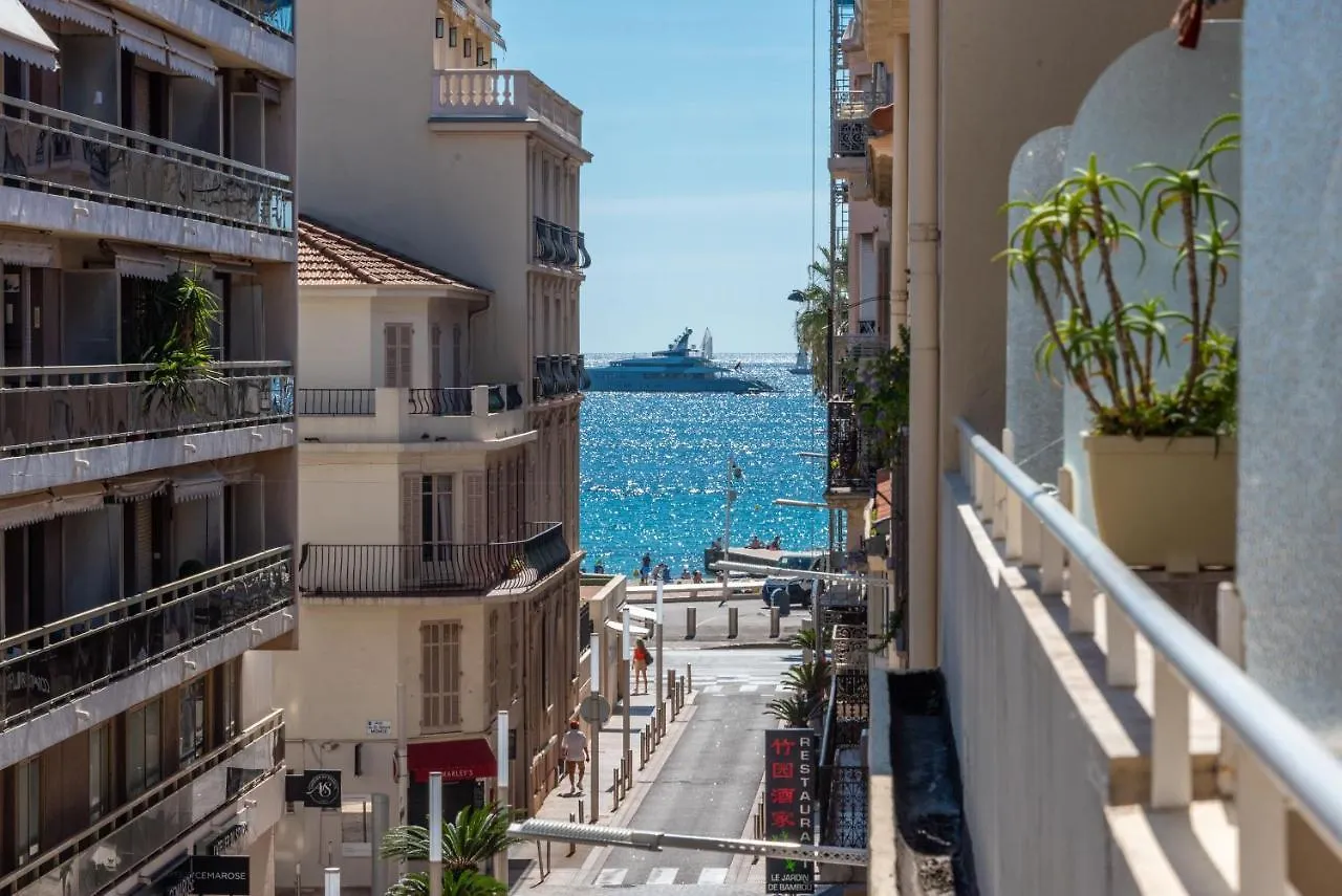 Large Studio - 50M Cannes Beach - Terrace Sea View 0*,  France